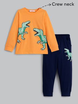 Hopscotch - 2-Pc T-Rex Attack T-shirt & Pant