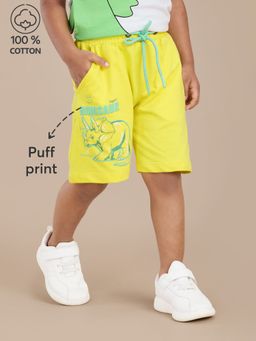 Hopscotch - Triceratops Trailblazer Cotton Shorts