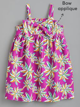 Hopscotch - Tropical Leaf Casual Dress
