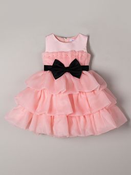 Hopscotch - Pearl Bodice Tiered Dress