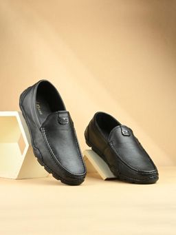 EGOSS - Men Black Loafers