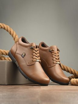 EGOSS - Men Brown Casual Boots