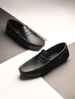 EGOSS - Men Black Loafers