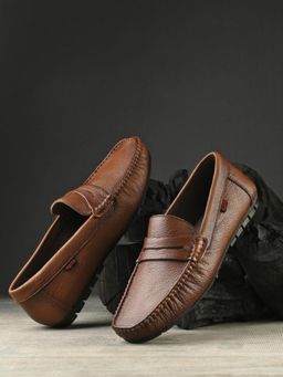 EGOSS - Men Brown Loafers
