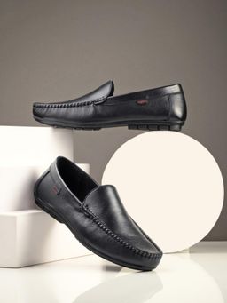 EGOSS - Men Black Loafers