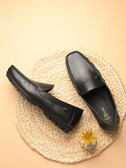 EGOSS - Men Black Loafers