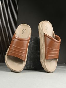EGOSS - Men Brown Sliders
