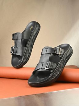 EGOSS - Men Black Sandals