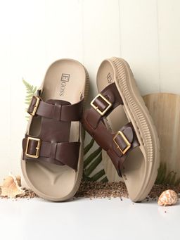EGOSS - Men Brown Sandals