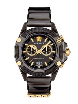 VERSACE - Analog Black Dial Unisex Watch - VEZ700421