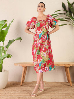 Uptownie - Puff Sleeve Dress