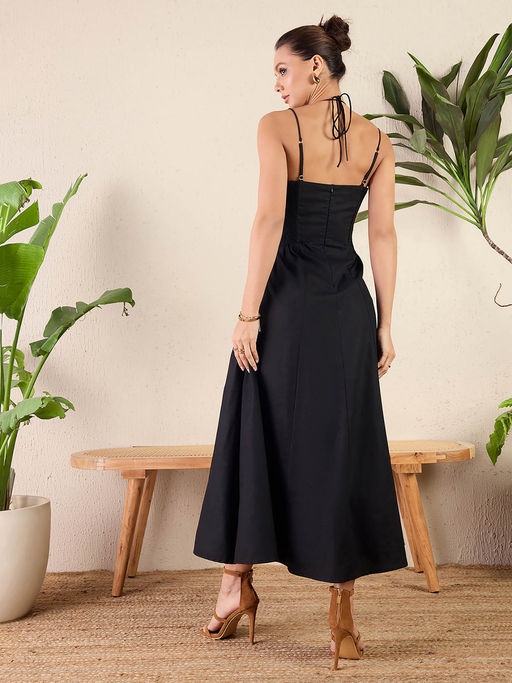 strappy plunge corset maxi dress Buy Uptownie Strappy Plunge Corset Maxi Dress Online