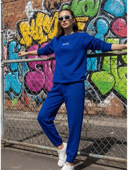 Lounge Dreams - Blue Basic Casual Co-Ord (Set of 2)