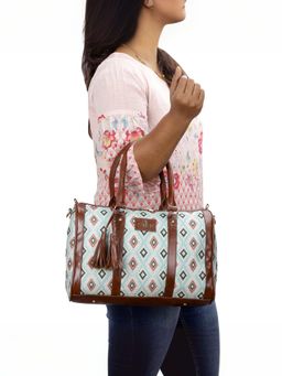 The Clownfish - Blue Printed Womens Handbag