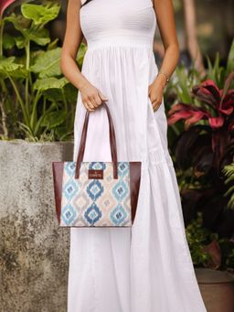 The Clownfish - Blue Printed Womens Handbag