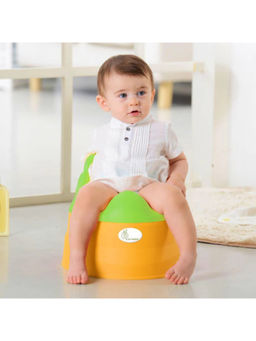 R for Rabbit - Green & Orange Tiny Tots Potty Seat (1-2 Years)