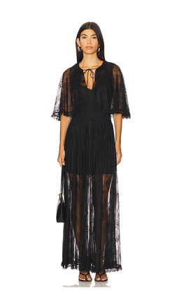 AKNVAS - Tissy Lace Gown With Detachable Slip