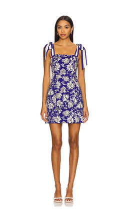 Alice + Olivia - Maryann Tie Shoulder Dress
