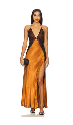Bardot - Estrella Halter Maxi Dress