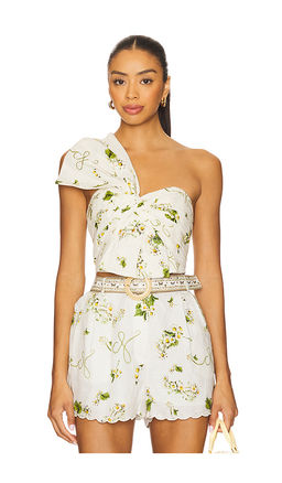 Camilla - Asymmetric Bow Top