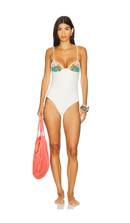 Oceanus - Seashell Crochet One Piece Swimsuit