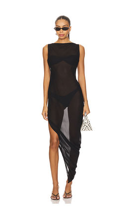 EAVES - Via Asym Maxi Dress