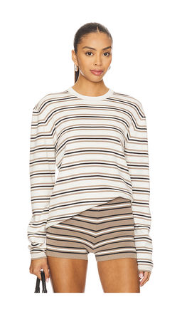 EAVES - Cydnee Striped Oversized Sweater