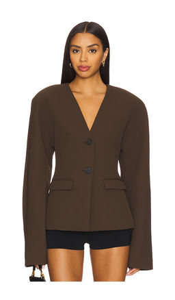 EAVES - Gal Polished Crepe Blazer