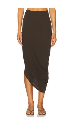 EAVES - Lian Twist Midi Skirt