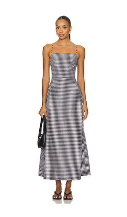 Enza Costa - Textured Gingham Dress