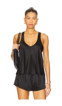 Enza Costa - Silk Satin Tank Top