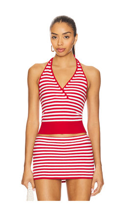 Frankies Bikinis - Dylan Cloud Knit Halter Top