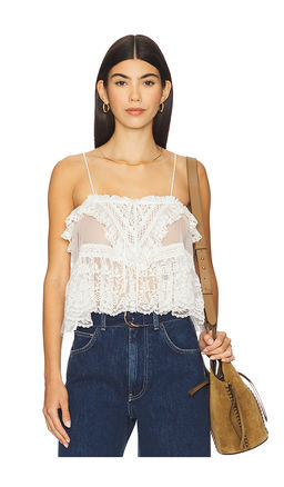 Free People - Sofia Embroidered Tank