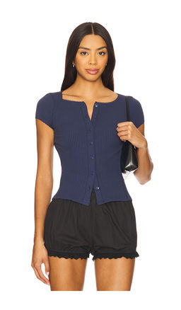 Free People - x Intimately FP Most Wanted Cardi In Navy