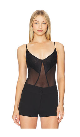 Free People - x Intimately FP Take My Number Bodysuit In Black