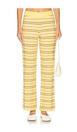 Guest In Residence - Plaid Flare Pant