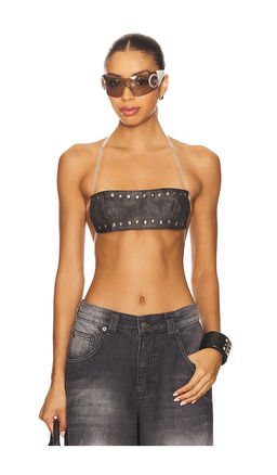 Jaded London - Stud Bandeau Top