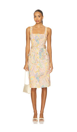 L'AGENCE - Idy Button Front Tank Dress