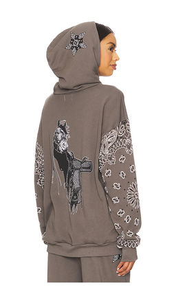 Lauren Moshi - Black Horse Classic Hoodie