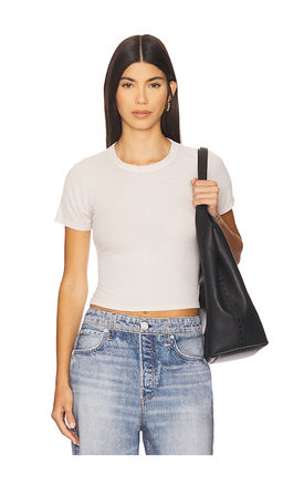 Michael Lauren - Rhea Short Sleeve Fitted Top