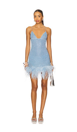 Oseree - Lumiere Plumage Short Dress
