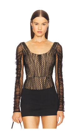 Prabal Gurung - Long Sleeve Bodysuit