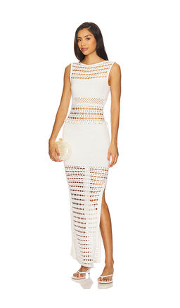 Retrofete - Kylan Knit Crochet Dress