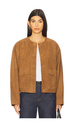 St. Agni - Suede Utility Cocoon Bomber