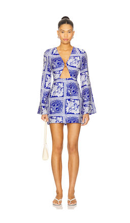 SEVEN WONDERS - Elka Sleeved Mini Dress