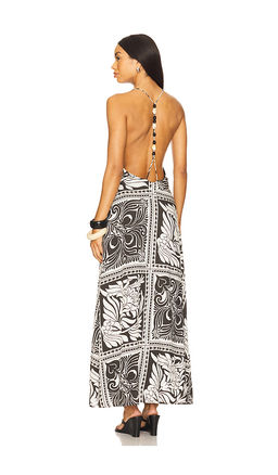 SEVEN WONDERS - Chantelle Halter Maxi Dress
