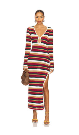 SEVEN WONDERS - Benson Sleeved Knit Maxi Dress