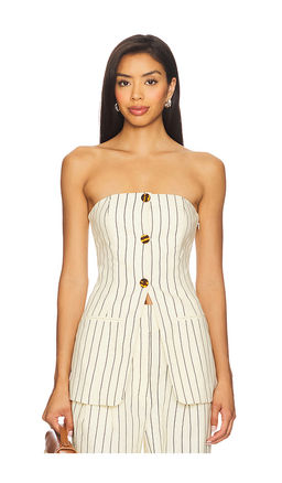 Simon Miller - Mori Strapless Linen Top