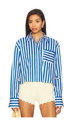 Simon Miller - Ayre Cropped Poplin Shirt