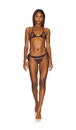 Understated Leather - String Bikini Set